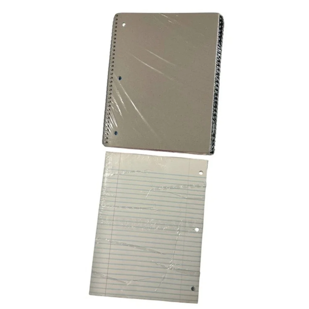 Top Flight 5 Pack Spiral Notebooks & OfficeMax 150ct Filler Paper Wide Ruled Set